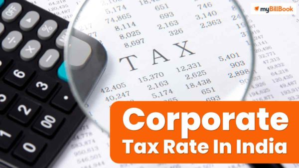 corporate tax rate in india