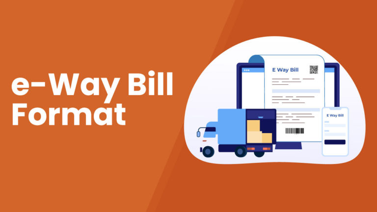 e way bill format