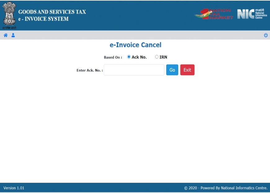 einvoice cancel on portal image2