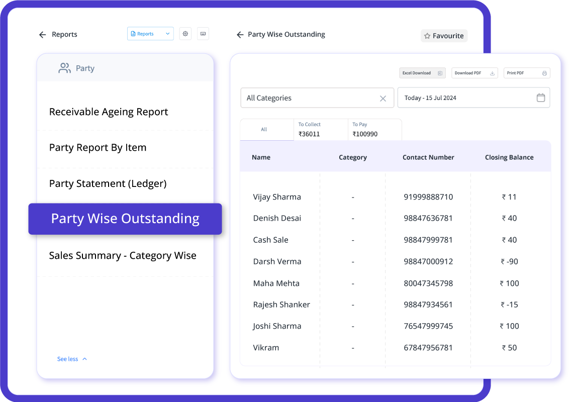 Supplier Management using Mac billing software