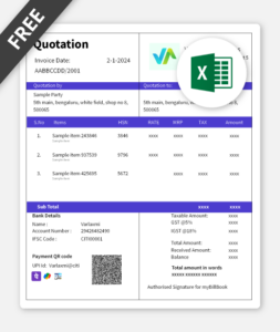 medical bill format in excel