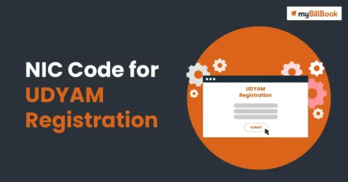 nic code for udyam registration