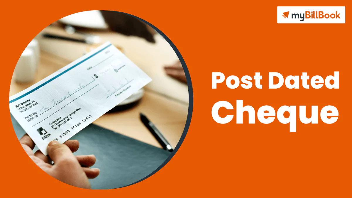 post dated cheque